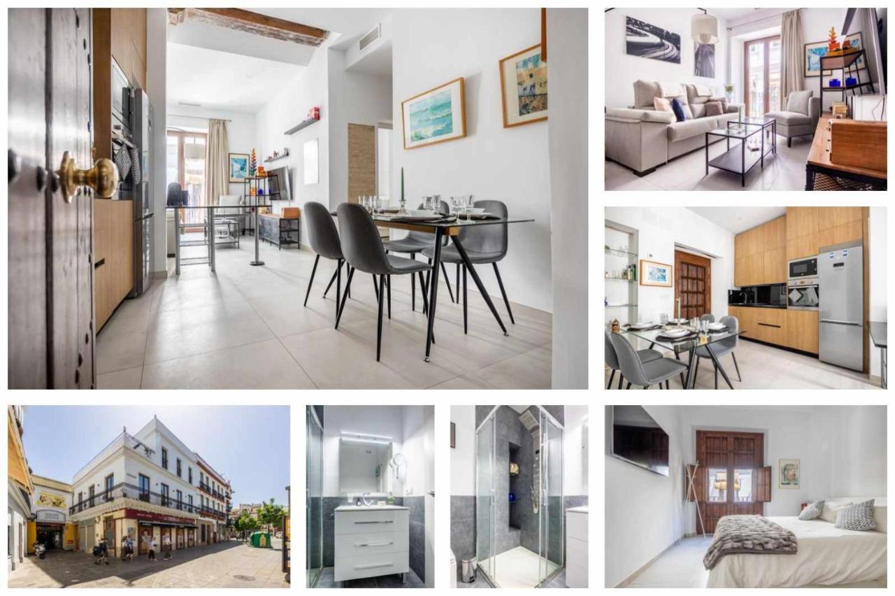 Comfy Away - Apartamento Exclusivo Mercado De Triana Con Balcon Sevilla Buitenkant foto