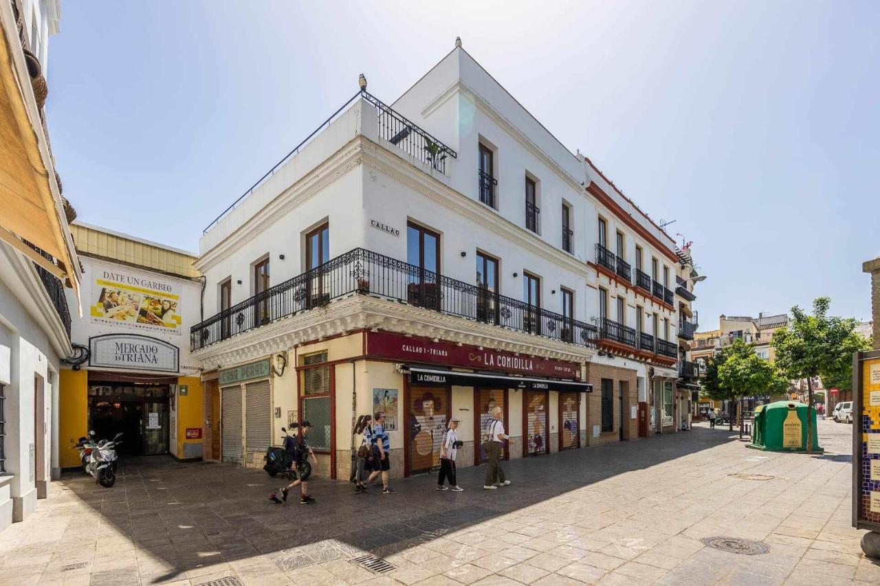Comfy Away - Apartamento Exclusivo Mercado De Triana Con Balcon Sevilla Buitenkant foto