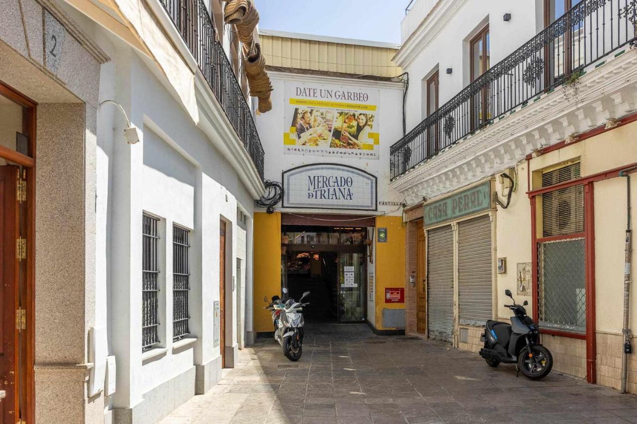 Comfy Away - Apartamento Exclusivo Mercado De Triana Con Balcon Sevilla Buitenkant foto